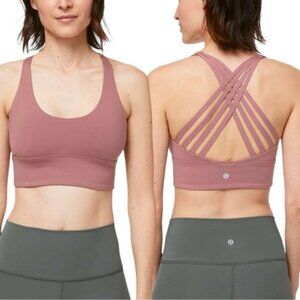 Lululemon Free To Be Moved Bra Size 4 Red Dust